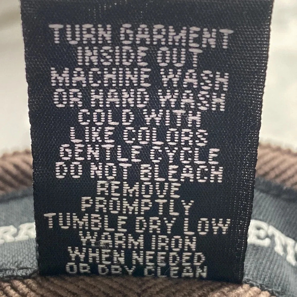 Larry Levine NWOT Brown Thin Wale Boot Cut Corduroy Pants Plus Size 16 Petite - Picture 7 of 7